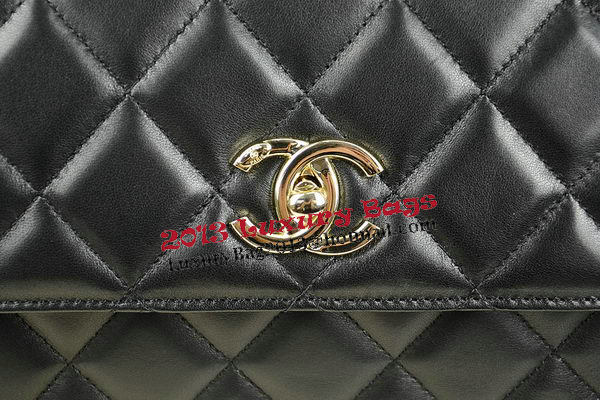 Chanel Original Lambskin Embellished Flap Bag CHA92238 Black