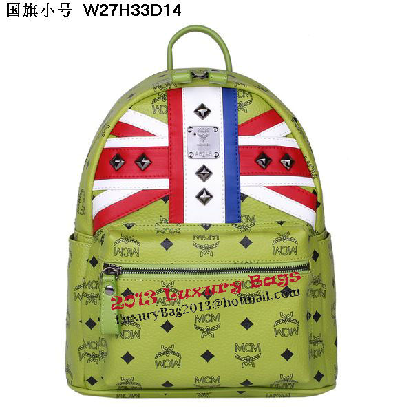 MCM Small Flag of UK Backpack MC5173S Green