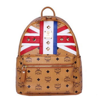 MCM Small Flag of UK Backpack MC5173S Wheat