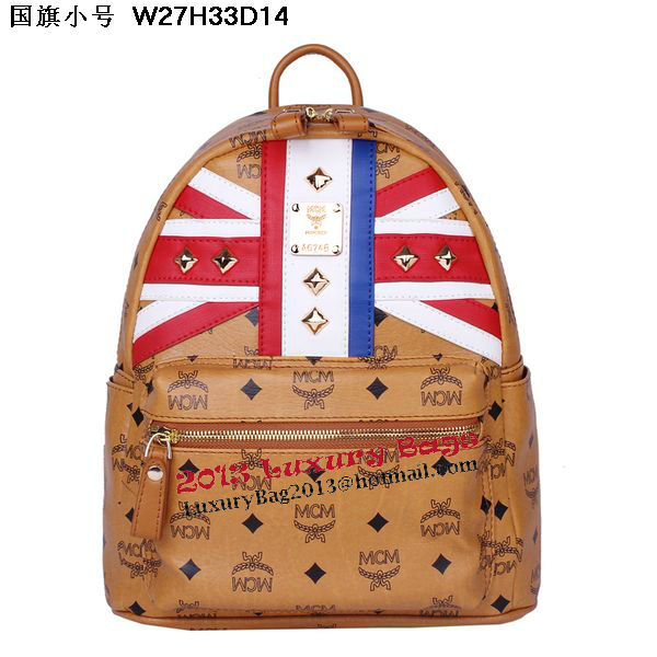 MCM Small Flag of UK Backpack MC5173S Wheat