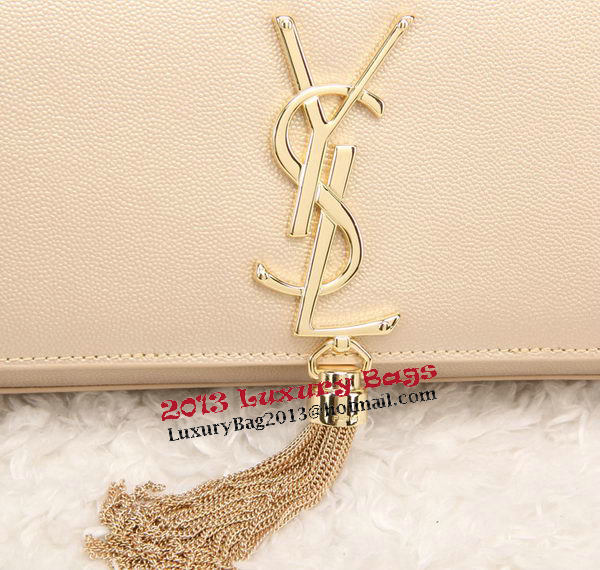 YSL Classic Monogramme Tassel Patent Leather Clutch Bag Y8908 Gold