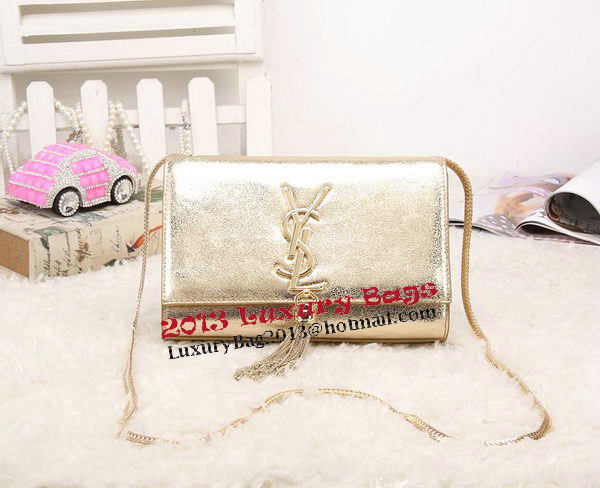 Yves Saint Laurent Monogramme Cross-body Shoulder Bag Gold