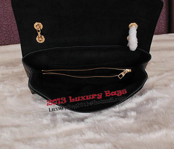 Louis Vuitton Monogram Empreinte Pallas Chain Bag M41202 Black