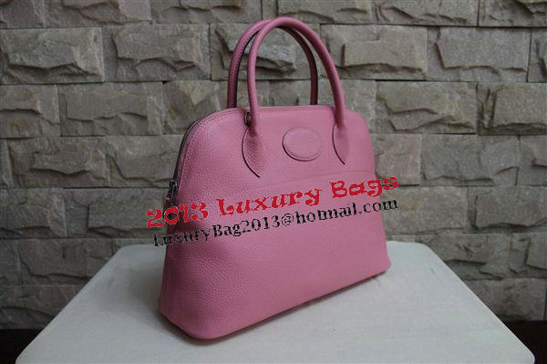 Hermes Bolide 37CM Calfskin Leather Tote Bags H509084 Pink