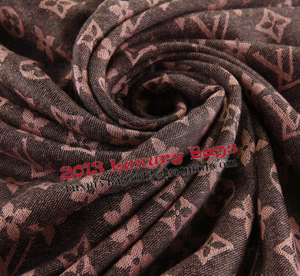 Louis Vuitton Scarves Cotton LV6723G Black&Pink