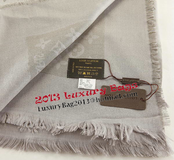 Louis Vuitton Scarves Cotton LV6724C Gray