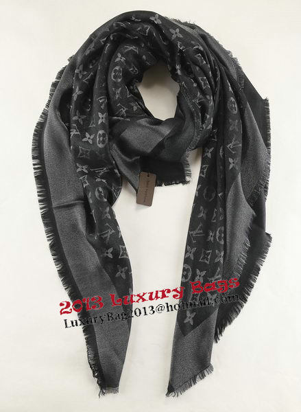 Louis Vuitton Scarves Cotton LV6725B Black