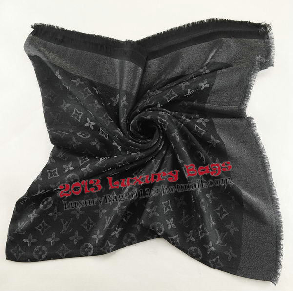 Louis Vuitton Scarves Cotton LV6725B Black