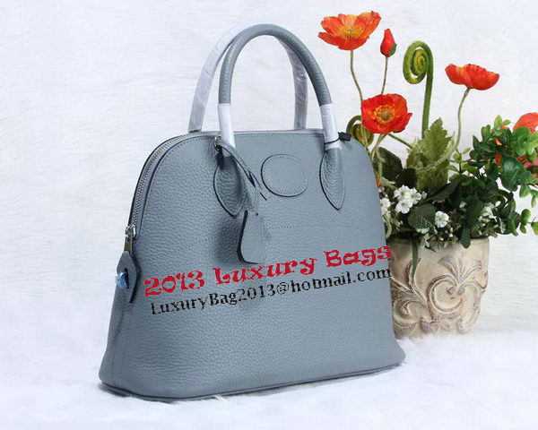 Hermes Bolide 31CM Calfskin Leather Tote Bag H509083 SkyBlue