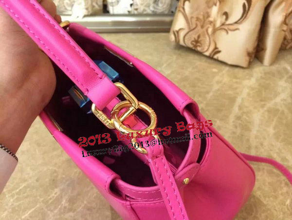 Fendi mini Peekaboo Bag Original Leather 55211 Rose