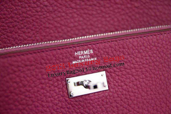 Hermes Kelly Wallet Togo Leather Bi-Fold Purse HA708W Peach