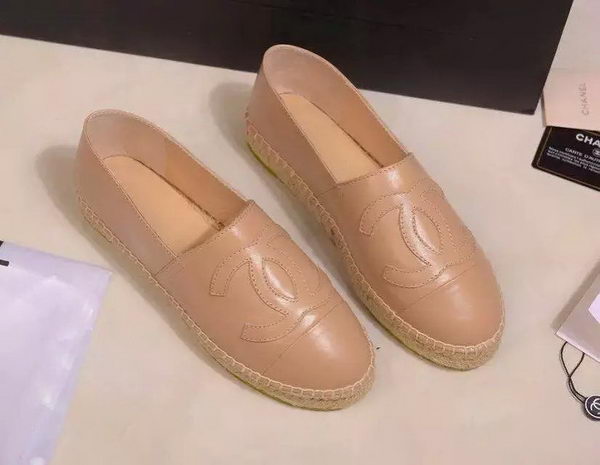 Chanel Leather Toe Flat CH1015LRF Apricot