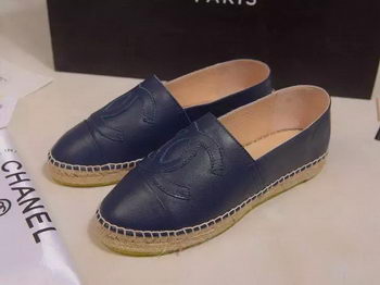 Chanel Leather Toe Flat CH1015LRF Blue