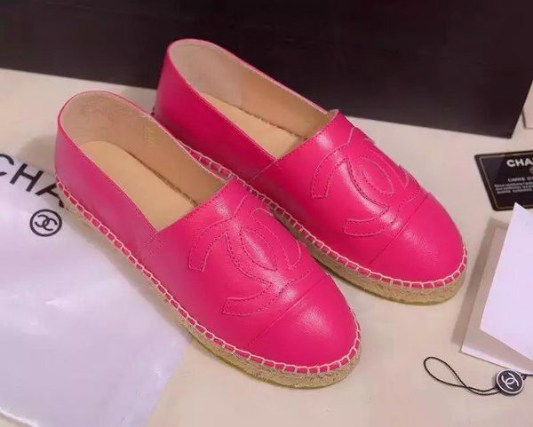 Chanel Leather Toe Flat CH1015LRF Rose