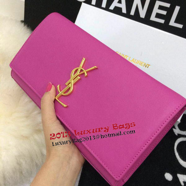 Yves Saint Laurent Classic Monogramme Clutch 30210 Rose