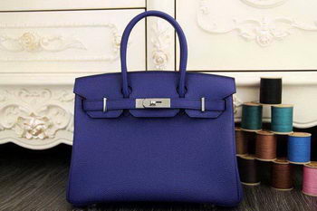 Hermes Birkin 35CM 30CM Tote Bag Original Leather HB35O Royal