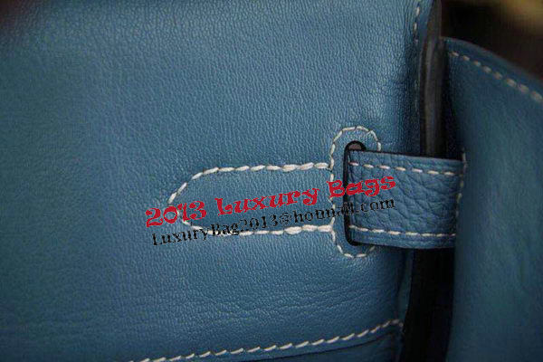 Hermes Birkin 35CM 30CM Tote Bag Original Leather HB35O SkyBlue