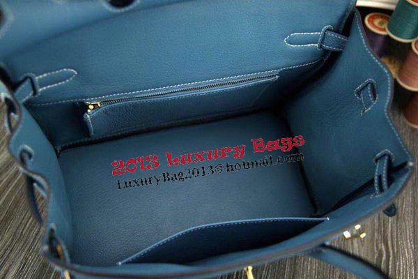 Hermes Birkin 35CM 30CM Tote Bag Original Leather HB35O SkyBlue