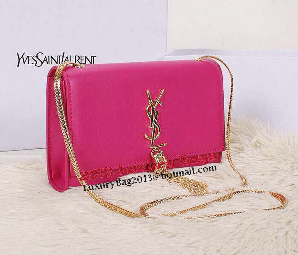 Saint Laurent mini Monogramme Cross-body Shoulder Bag 326076 Rose