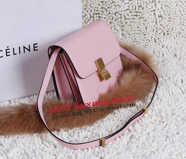 Celine Classic Box Small Flap Bag Calfskin C88007T Pink