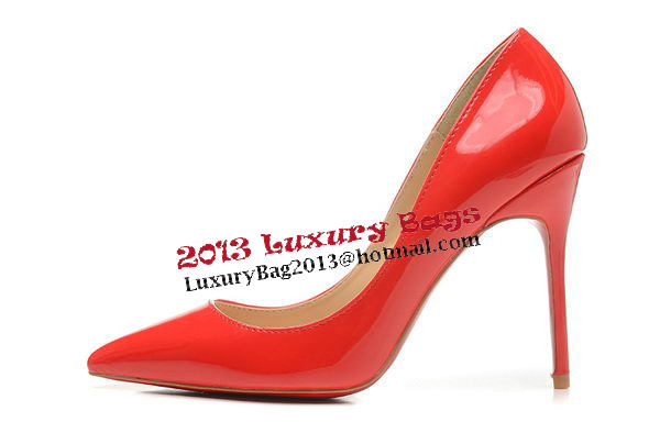 Christian Louboutin 100mm Pump Patent Leather CL1493 Red