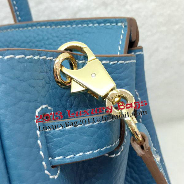 Hermes Birkin 25CM Tote Bag Original Leather H25T Blue