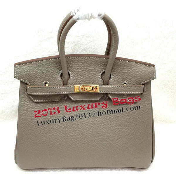 Hermes Birkin 25CM Tote Bag Original Leather H25T Grey