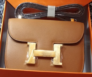 Hermes Constance Bag Litchi Leather H9999L Wheat