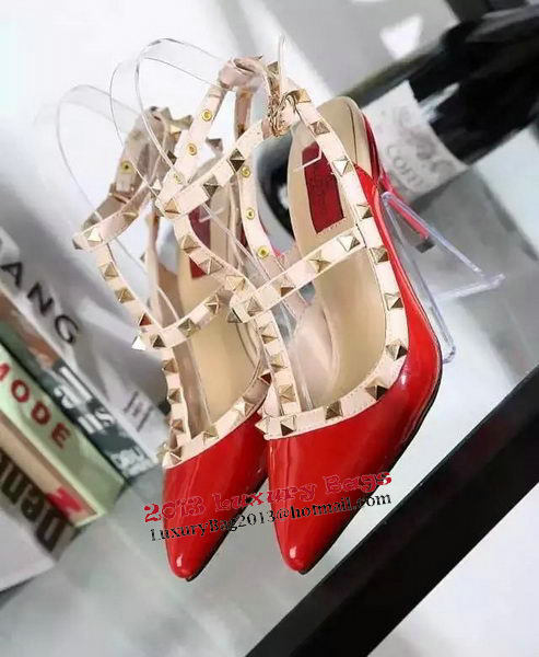 Valentino Patent Leather Pump VT488 Red