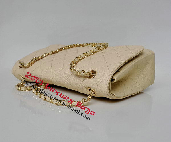 Chanel Maxi Quilted Classic Flap Bag Apricot Cannage Patterns A58601 Gold