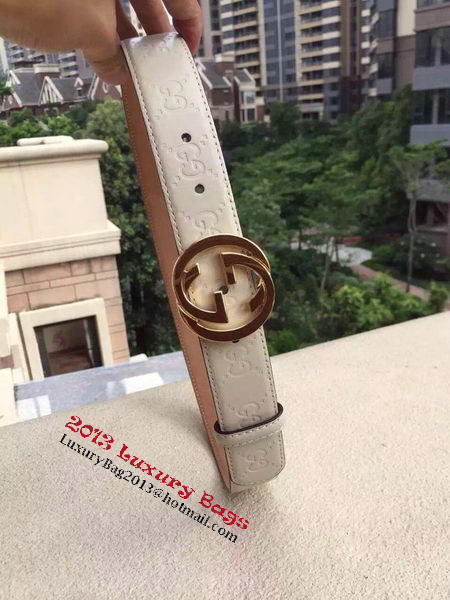 GUCCI Belt G4027 OffWhite