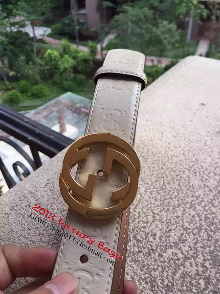 GUCCI Belt G4027 OffWhite