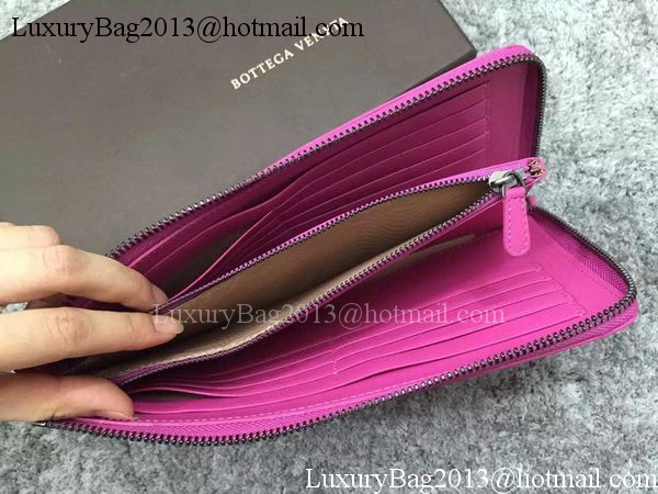 Bottega Veneta Intrecciato Leather Clutch BV144077 Rose