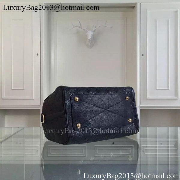 Louis Vuitton Monogram Empreinte Speedy BANDOULIERE 30 M91330 Black