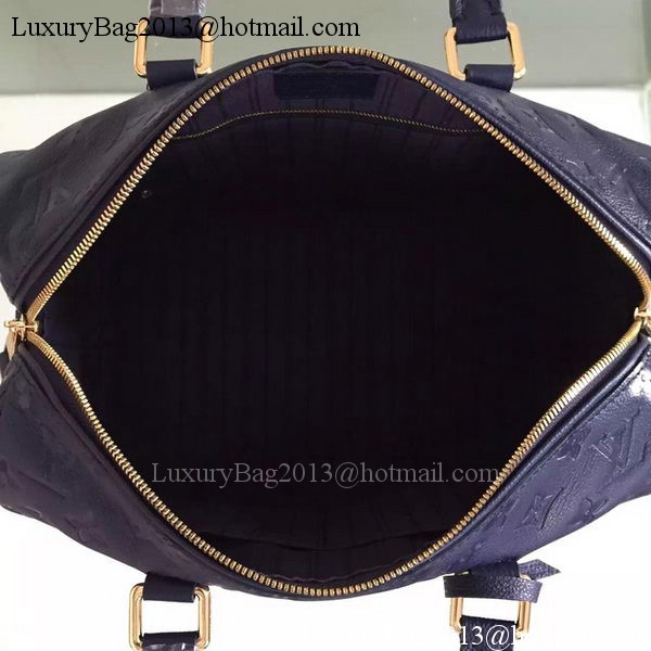 Louis Vuitton Monogram Empreinte Speedy BANDOULIERE 30 M91330 Royal