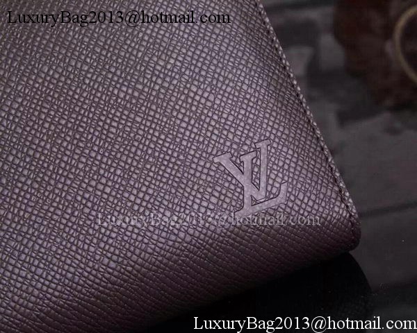 Louis Vuitton Taiga Leather Zippy Wallets M60017 Brown