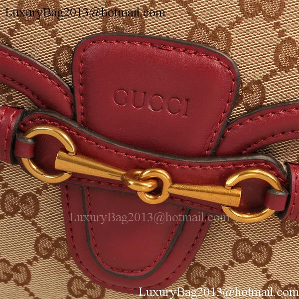 Gucci Lady Web GG Canvas Shoulder Bag 383848