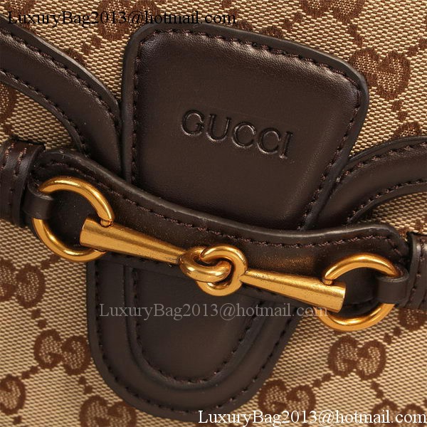 Gucci Lady Web GG Canvas Shoulder Bag 383848