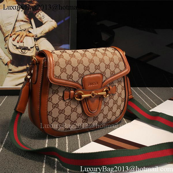 Gucci Lady Web GG Canvas Shoulder Bag 383848