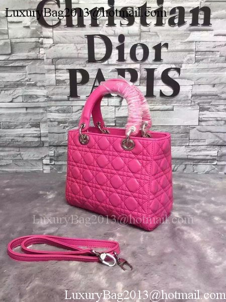 Dior Small Lady Dior Bag Sheepskin Leather CD6322 Rose