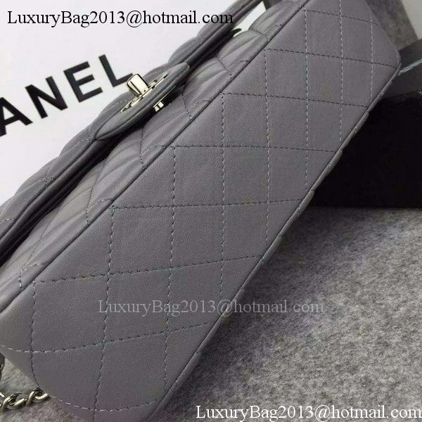 Chanel 2.55 Series Flap Bag Lambskin Leather A5024 Grey