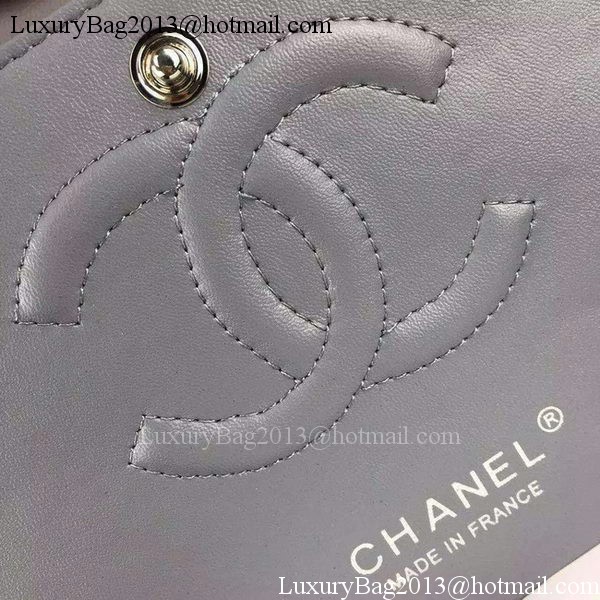 Chanel 2.55 Series Flap Bag Lambskin Leather A5024 Grey