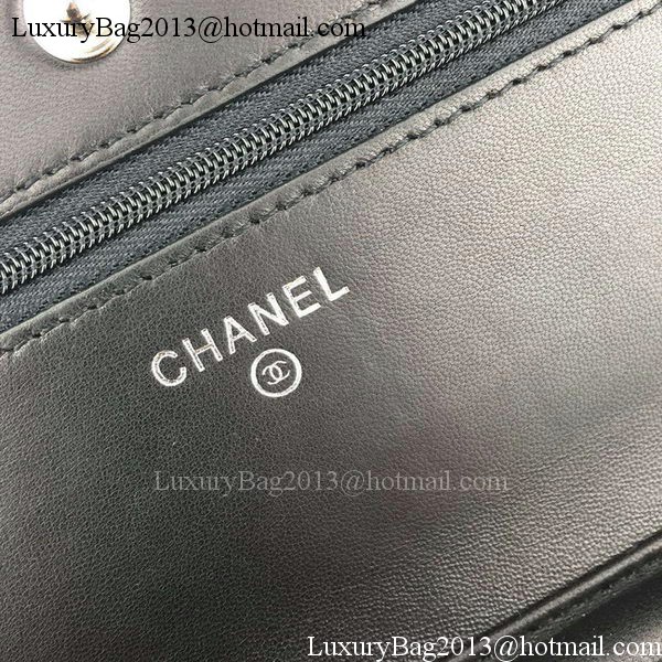 Chanel Flap Shoulder Bag Cannage Pattern A5373 Black