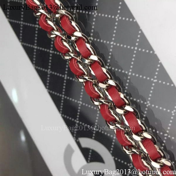 Chanel Flap Shoulder Bag Cannage Pattern A5373 Red