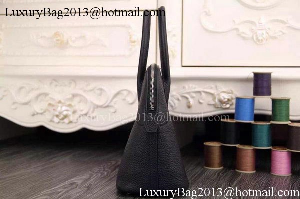 Hermes Bolide 37CM Calfskin Leather Tote Bag B1004 Black