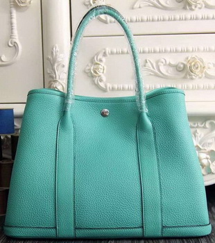 Hermes Garden Party 36cm 30cm Tote Bag Original Leather Light Green