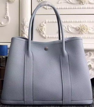 Hermes Garden Party 36cm 30cm Tote Bag Original Leather SkyBlue