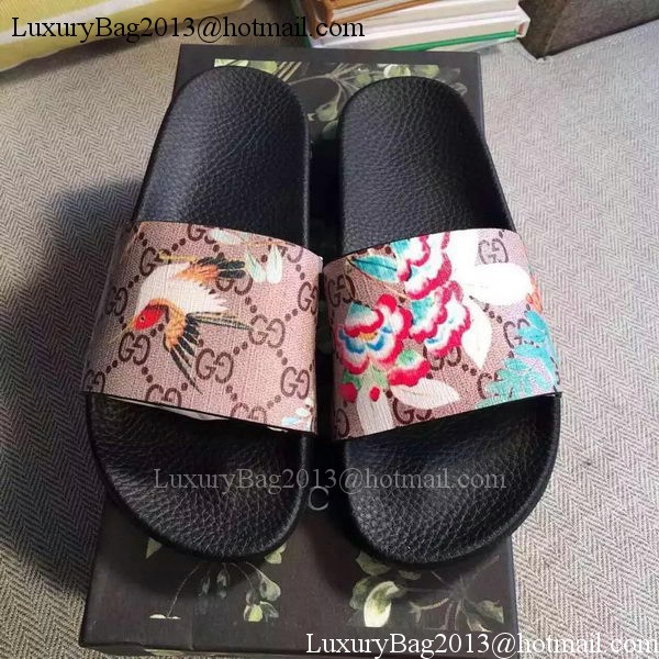 Gucci Slippers Leather GG759 Bird