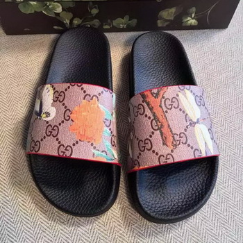 Gucci Slippers Leather GG759 Butterfly