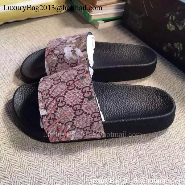 Gucci Slippers Leather GG759 Rose